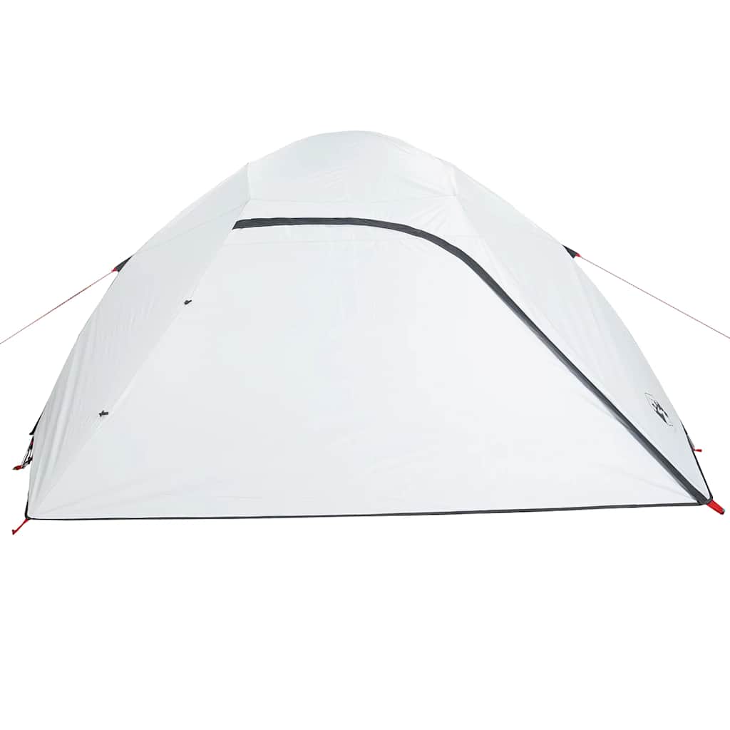 vidaXL Family Tent Dome 6-Person White Blackout Fabric Waterproof