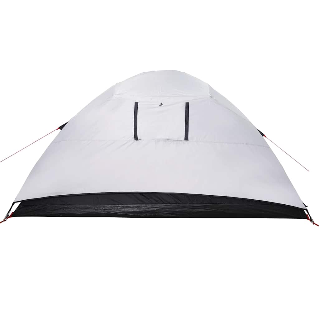 vidaXL Family Tent Dome 6-Person White Blackout Fabric Waterproof
