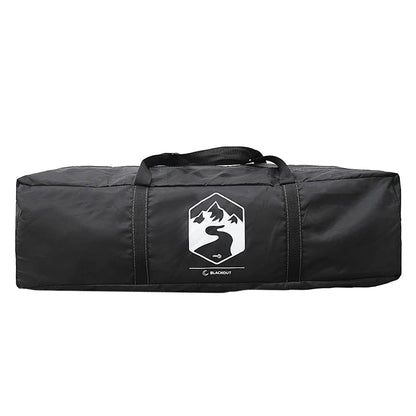 vidaXL Family Tent Dome 6-Person White Blackout Fabric Waterproof