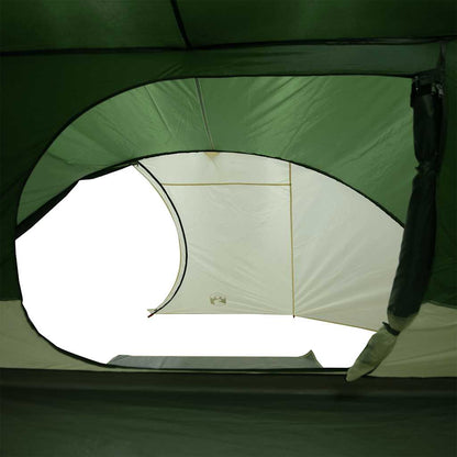 vidaXL Camping Tent Dome 4-Person Green Waterproof