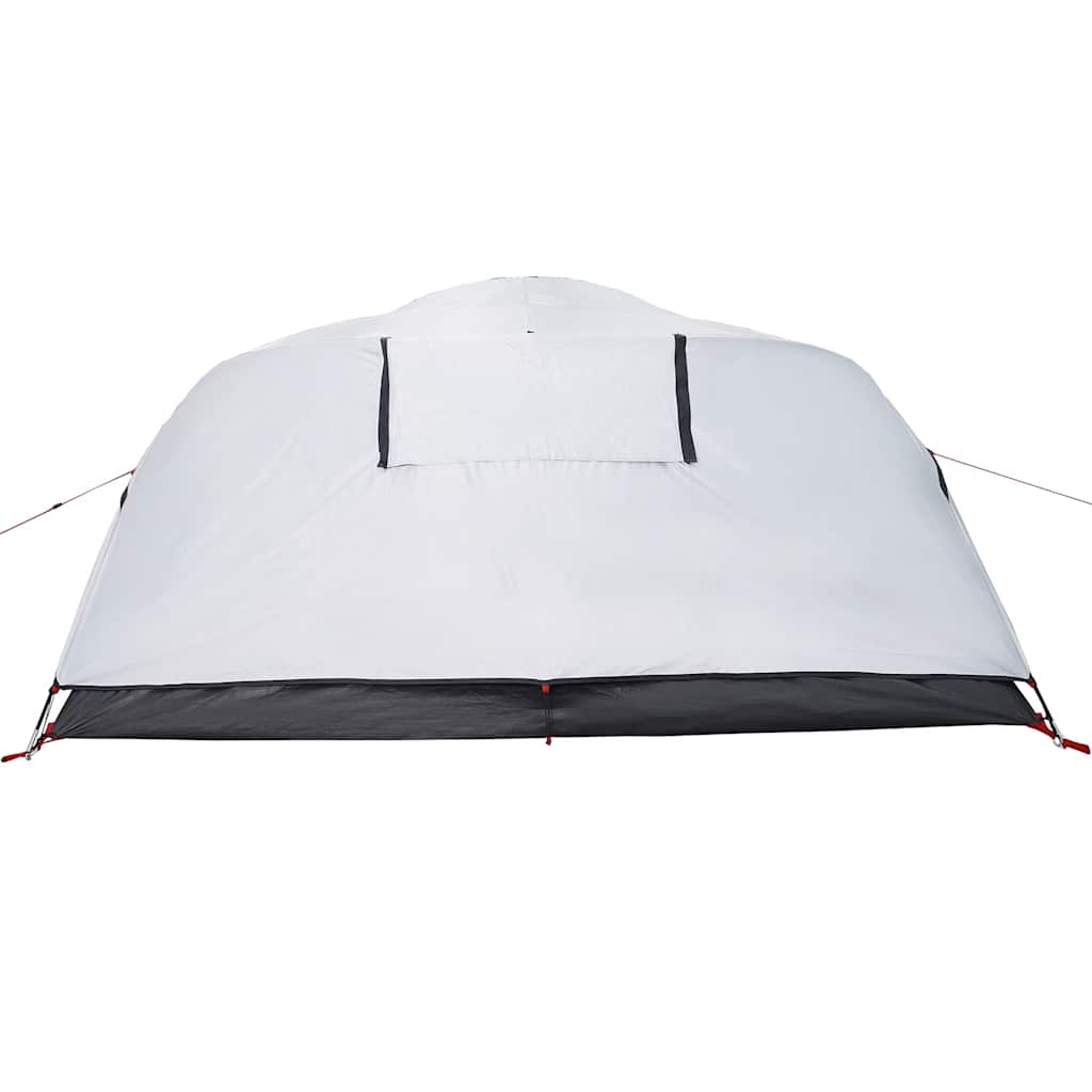 vidaXL Camping Tent Dome 4-Person White Blackout Fabric Waterproof