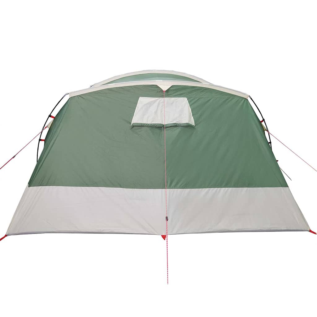vidaXL Family Tent Tunnel 8-Person Green Waterproof