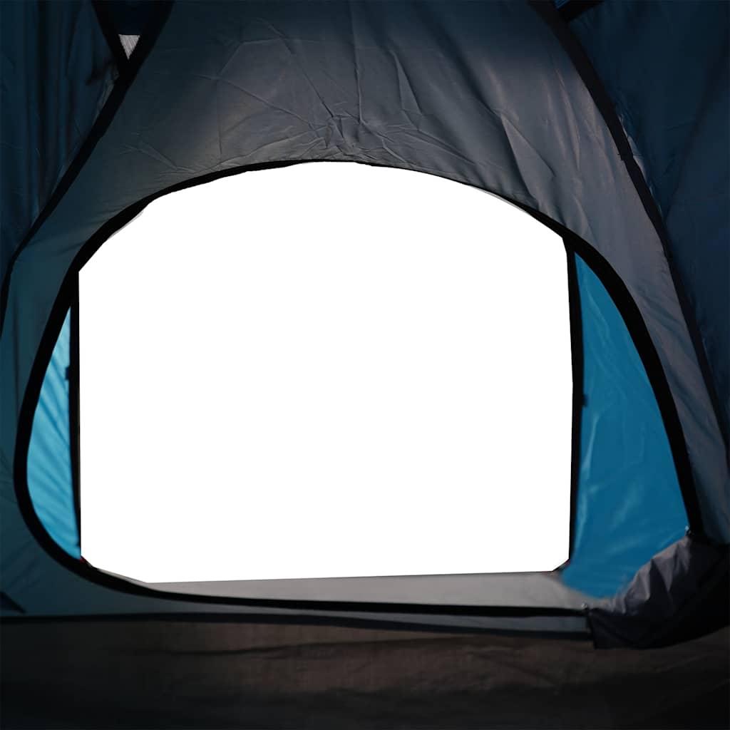 vidaXL Camping Tent Dome 2-Person Blue Waterproof