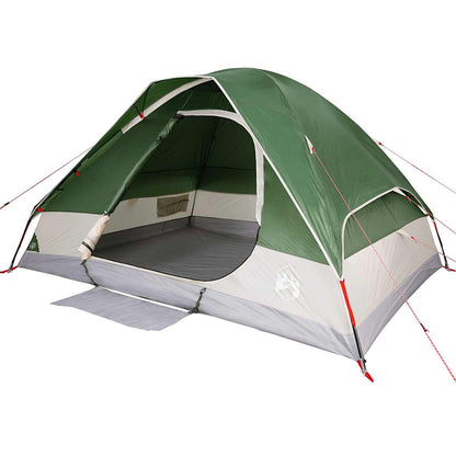 vidaXL Camping Tent Dome 4-Person Green Waterproof
