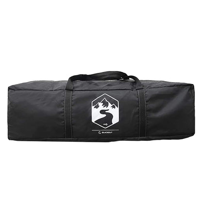 vidaXL Family Tent Dome 6-Person White Blackout Fabric Waterproof