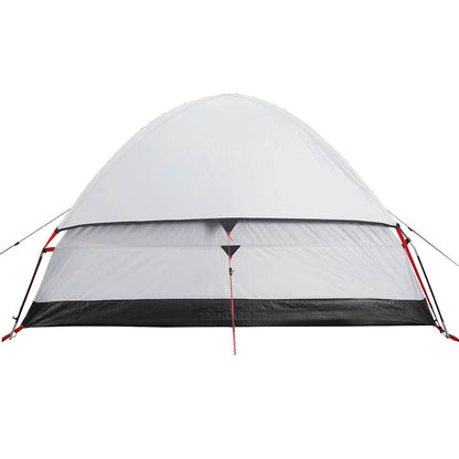 vidaXL Family Tent Dome 6-Person White Blackout Fabric Waterproof