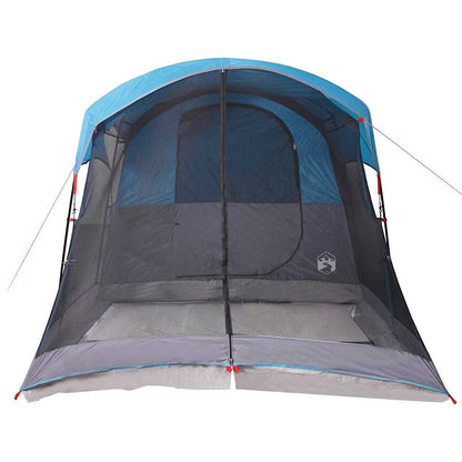 vidaXL Family Tent Tunnel 8-Person Blue Waterproof
