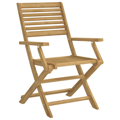 vidaXL Garden Chair |  Set of 2 | Light Wood | Solid Acacia wood