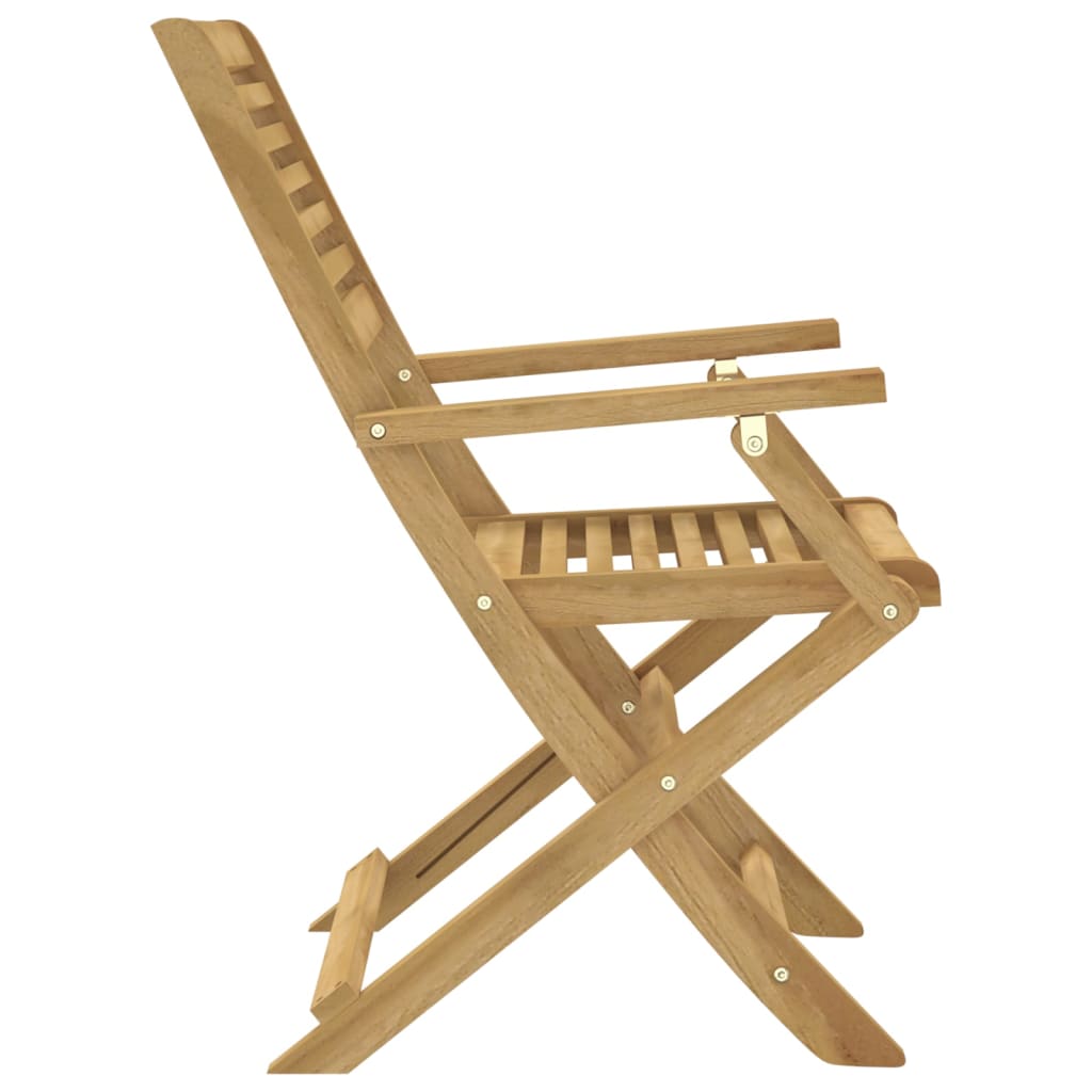 vidaXL Garden Chair |  Set of 2 | Light Wood | Solid Acacia wood