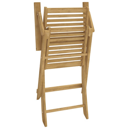 vidaXL Garden Chair |  Set of 2 | Light Wood | Solid Acacia wood