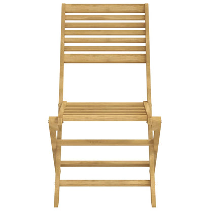 vidaXL Folding Chairs 2 pcs 48,5x61,5x87 cm Solid Wood Acacia