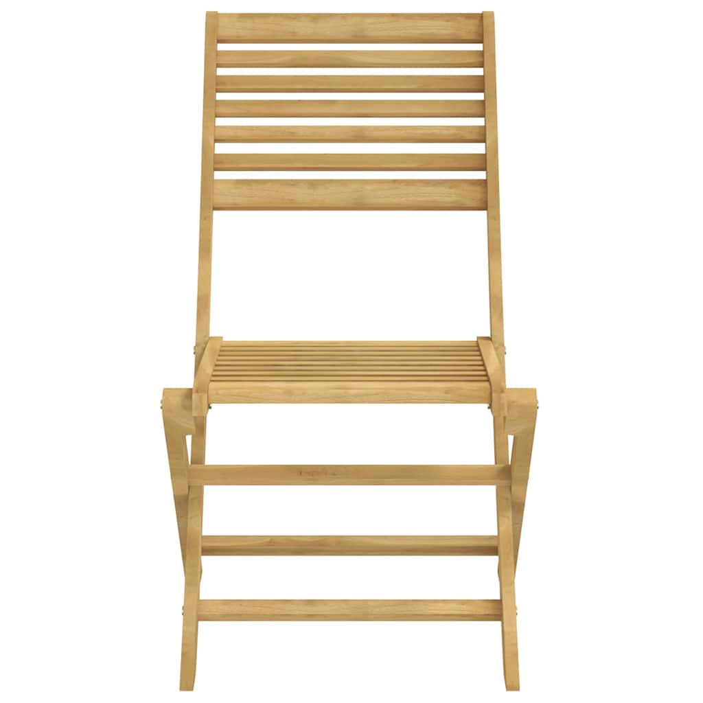 vidaXL Folding Chairs 4 pcs 48,5x61,5x87 cm Solid Wood Acacia