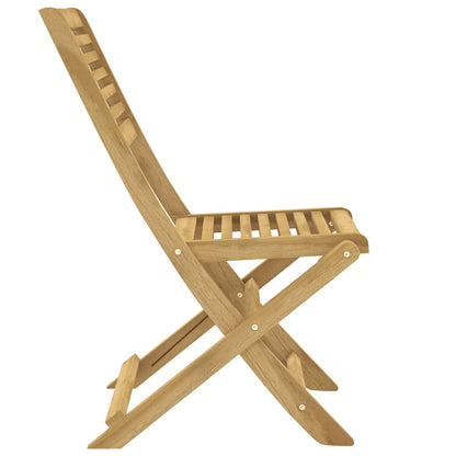 vidaXL Folding Chairs 4 pcs 48,5x61,5x87 cm Solid Wood Acacia