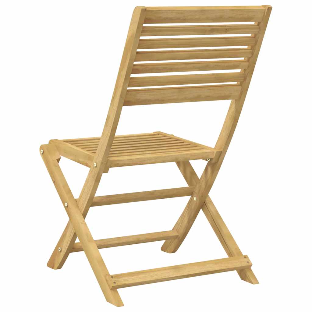 vidaXL Folding Chairs 4 pcs 48,5x61,5x87 cm Solid Wood Acacia