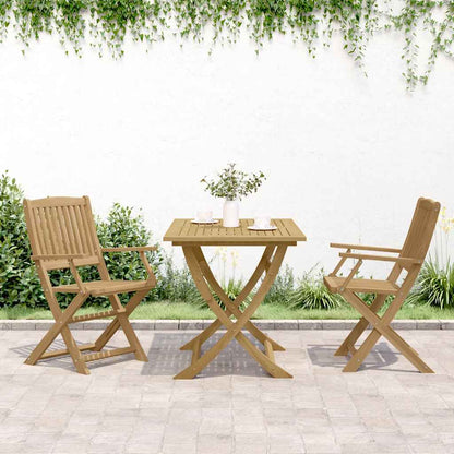 vidaXL Folding Garden Chairs 2 pcs 54x61x88 cm Solid Wood Acacia
