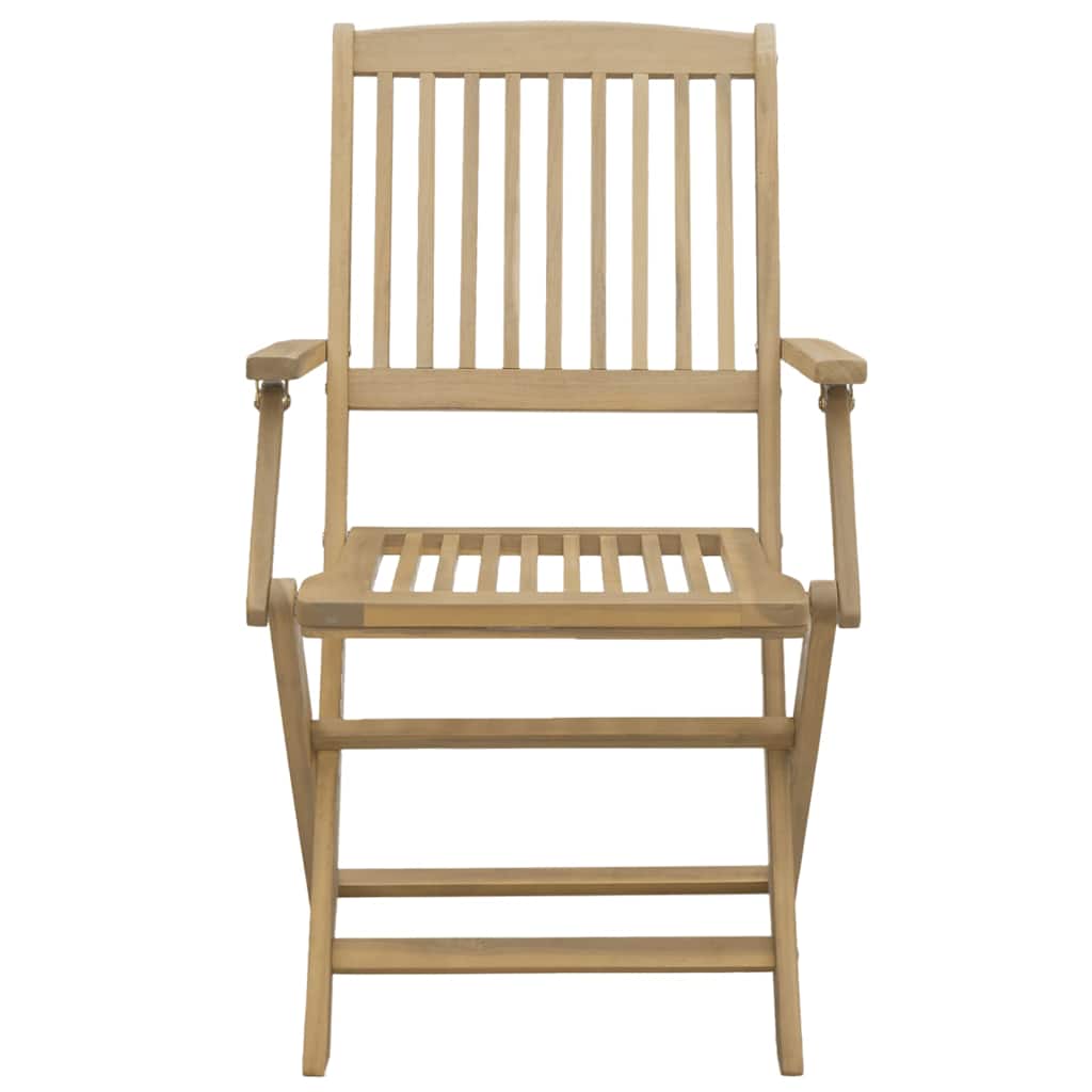 vidaXL Folding Garden Chairs 2 pcs 54x61x88 cm Solid Wood Acacia