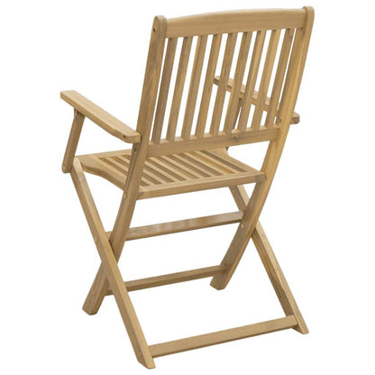 vidaXL Folding Garden Chairs 2 pcs 54x61x88 cm Solid Wood Acacia