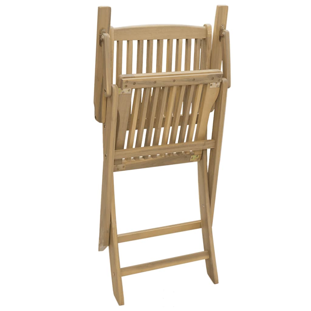 vidaXL Folding Garden Chairs 4 pcs 54x61x88 cm Solid Wood Acacia