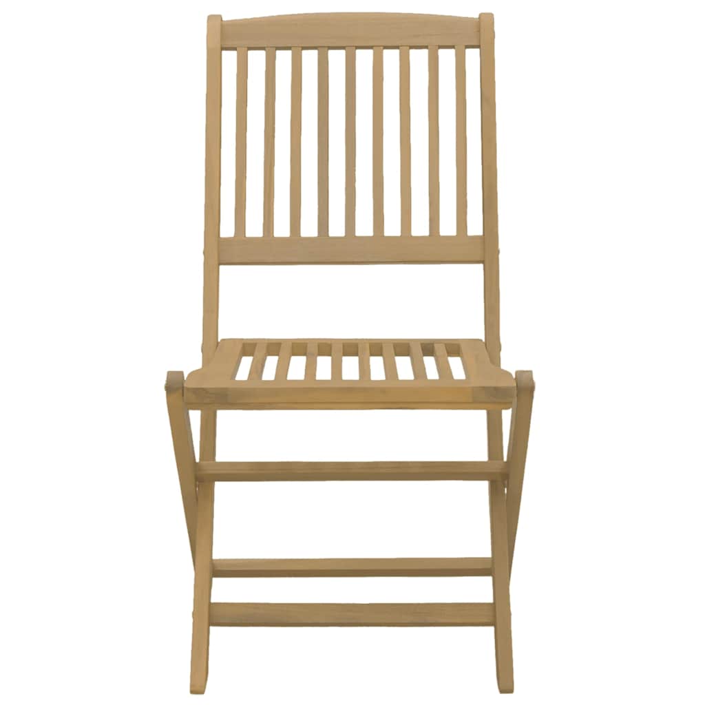 vidaXL Folding Garden Chairs 2 pcs 44x50x88 cm Solid Wood Acacia