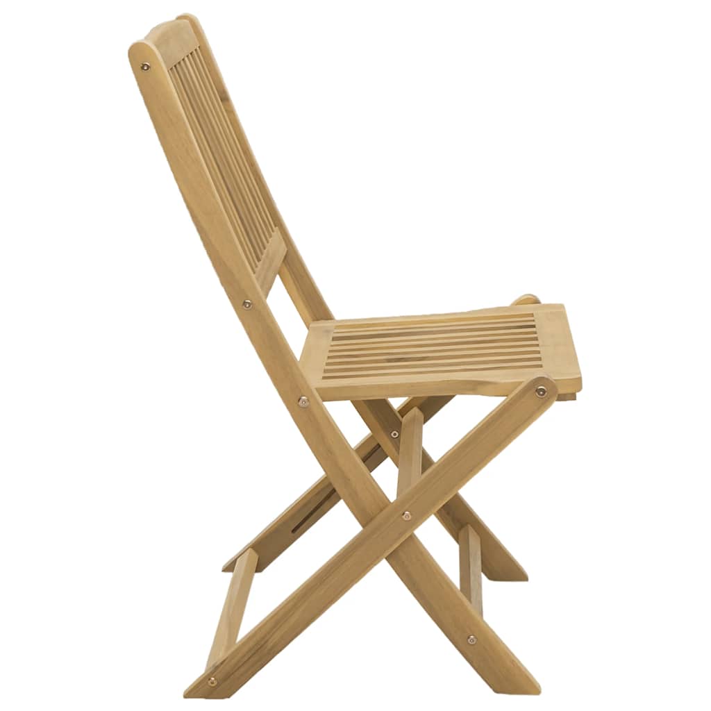 vidaXL Folding Garden Chairs 2 pcs 44x50x88 cm Solid Wood Acacia