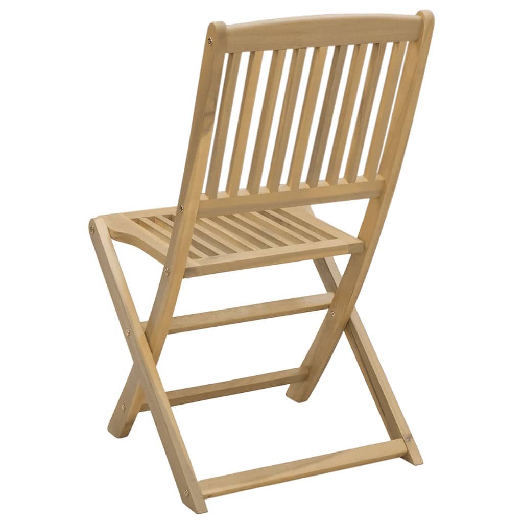 vidaXL Folding Garden Chairs 2 pcs 44x50x88 cm Solid Wood Acacia