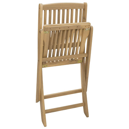 vidaXL Folding Garden Chairs 2 pcs 44x50x88 cm Solid Wood Acacia