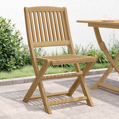 vidaXL Folding Garden Chairs 2 pcs 44x50x88 cm Solid Wood Acacia