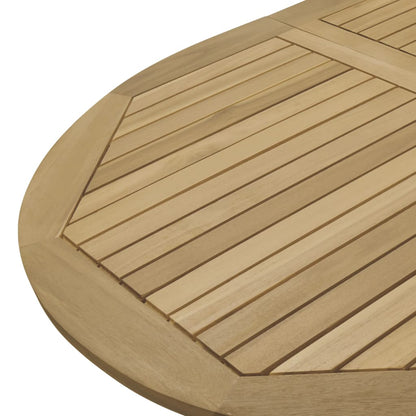 vidaXL Folding Garden Table 160x85x75 cm Solid Wood Acacia