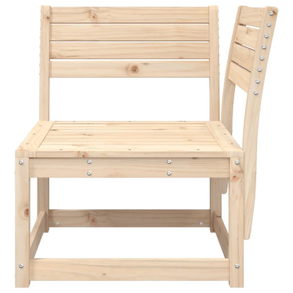vidaXL Garden Sofa | Natural Pine | Solid pine wood | 73 x 73 x 78 cm | Modular