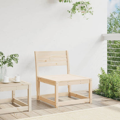 vidaXL Garden Sofa | Natural wood | Solid pine wood | Medium | Modular