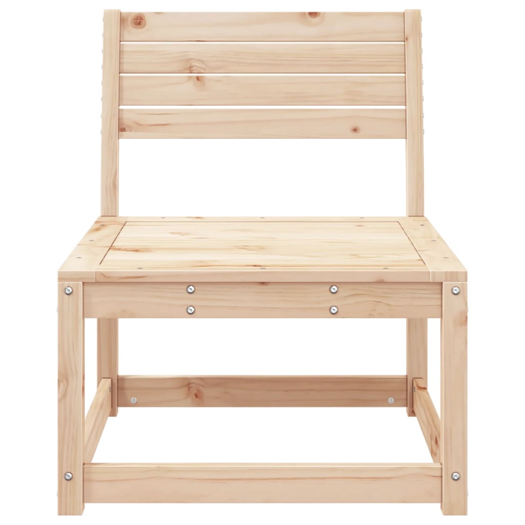 vidaXL Garden Sofa | Natural wood | Solid pine wood | Medium | Modular