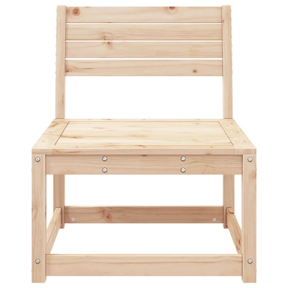 vidaXL Garden Sofa | Natural wood | Solid pine wood | Medium | Modular
