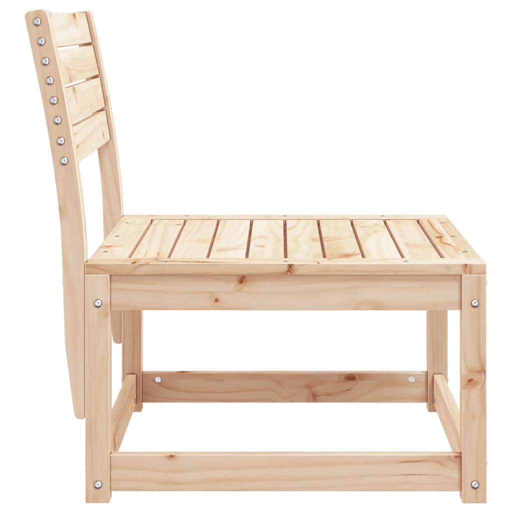 vidaXL Garden Sofa | Natural wood | Solid pine wood | Medium | Modular