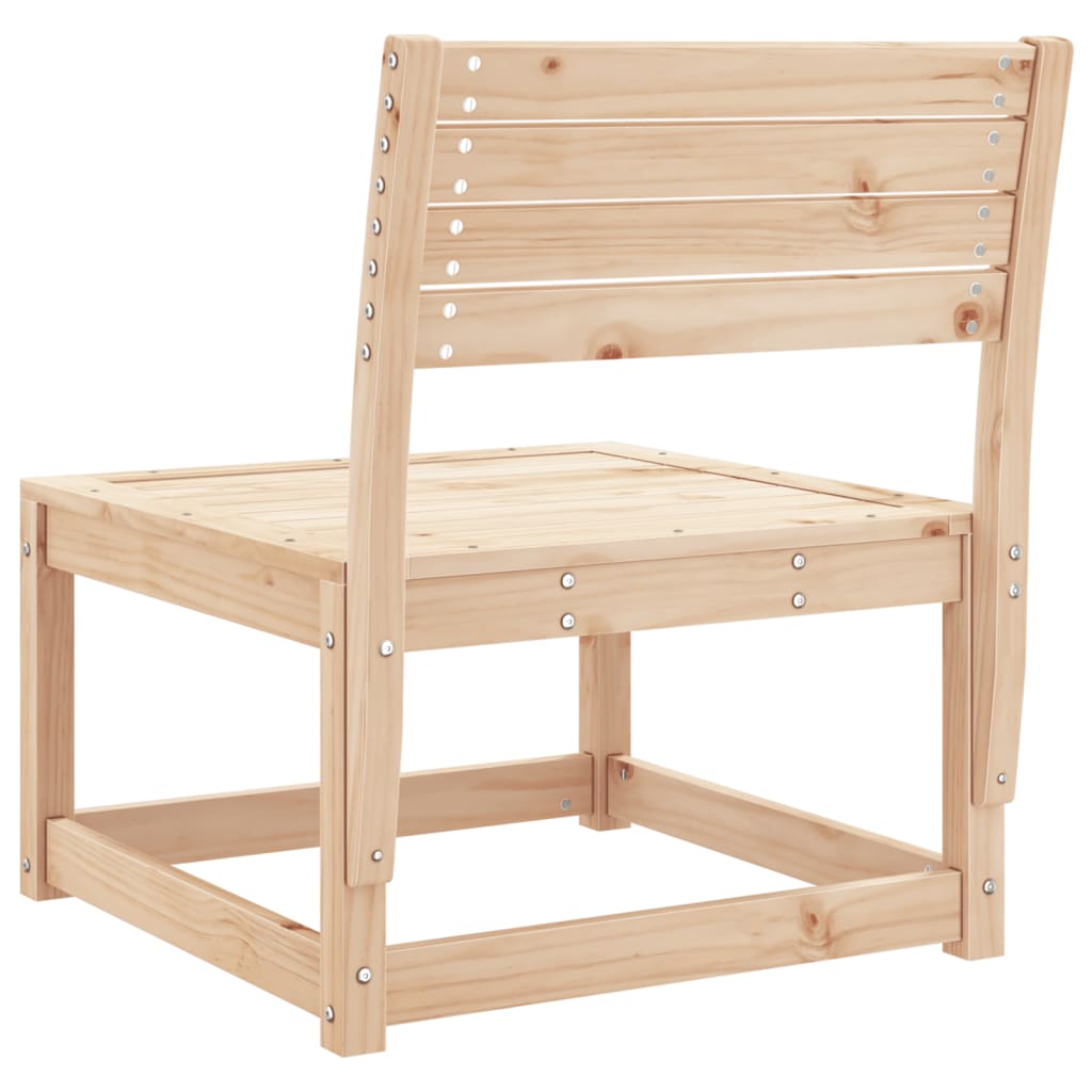 vidaXL Garden Sofa | Natural wood | Solid pine wood | Medium | Modular