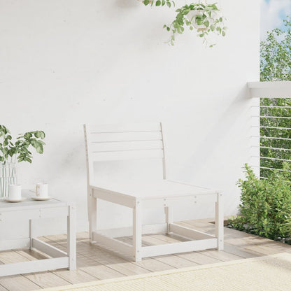 vidaXL Garden Sofa | White | Solid pine wood | Standard | Modular | Garden Sofa