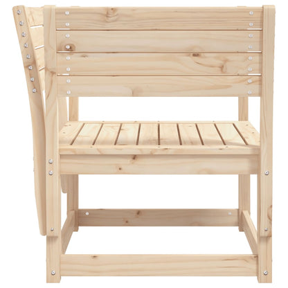 vidaXL Garden Chair | Natural Pine | Solid Pine Wood | Medium | Modular
