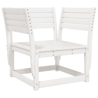 vidaXL Garden Chair | White | Solid pine wood | Standard | Durable