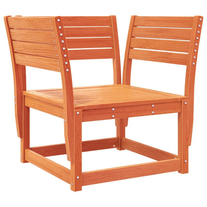 vidaXL Garden Chair | Wax brown | Solid pine wood | Standard | Modular