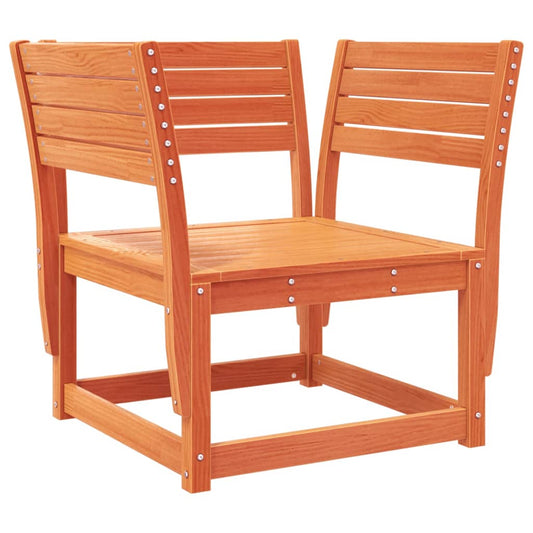 vidaXL Garden Chair | Wax brown | Solid pine wood | Standard | Modular