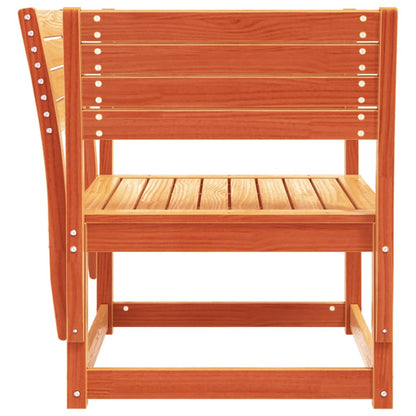 vidaXL Garden Chair | Wax brown | Solid pine wood | Standard | Modular