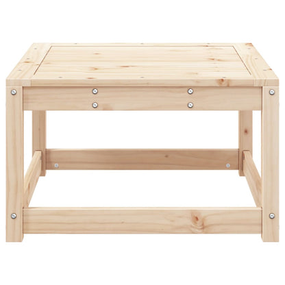 vidaXL Garden Footstool | Natural Wood | Solid Pine Wood | Medium | Modular