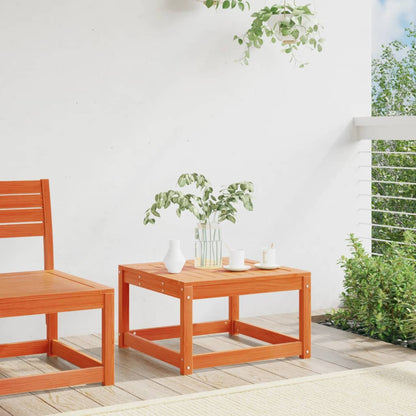vidaXL Garden Footstool | Wax Brown | Solid Pine Wood | Medium | Modular