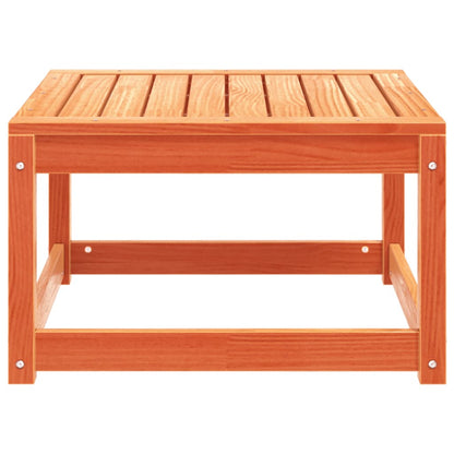 vidaXL Garden Footstool | Wax Brown | Solid Pine Wood | Medium | Modular
