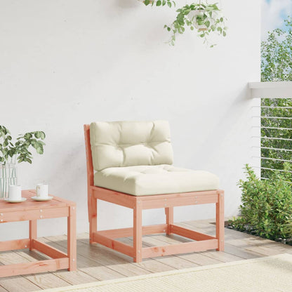 vidaXL Garden Sofa | Cream White | Solid Douglas wood, Polyester | Medium