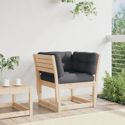 vidaXL Garden Sofa | Anthracite | Solid pine wood | Medium | Modular