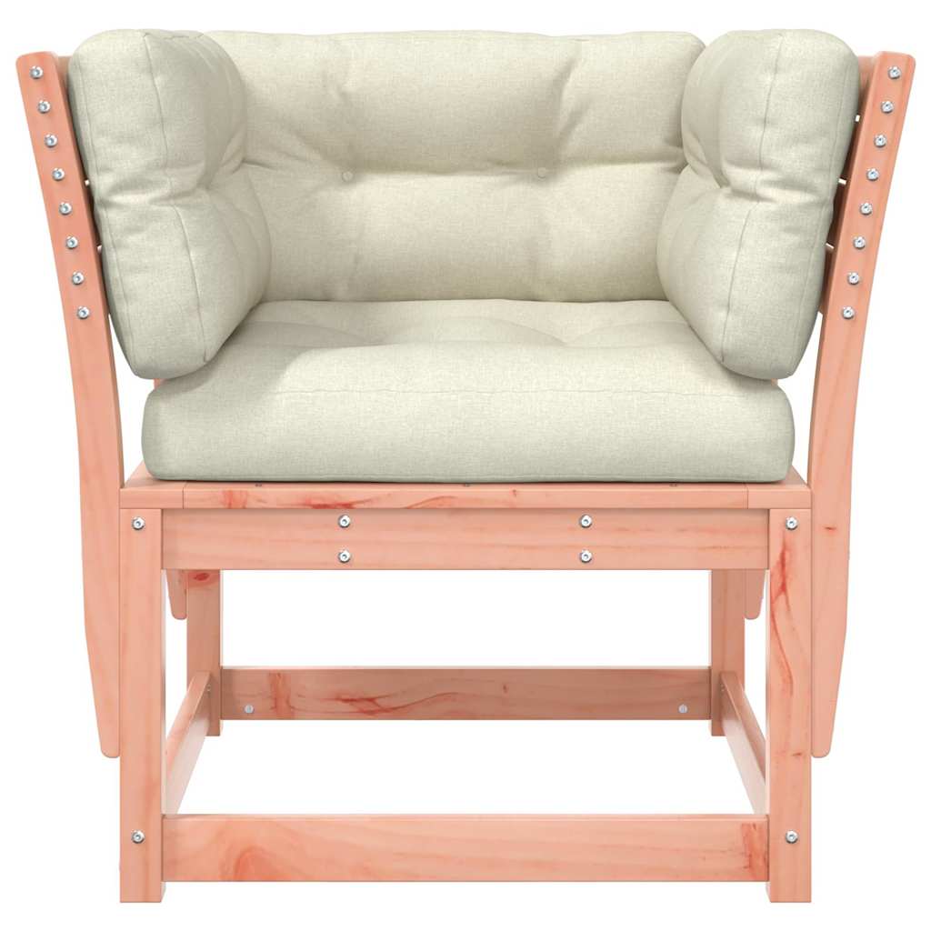 vidaXL Garden Sofa | Cream white, Natural wood