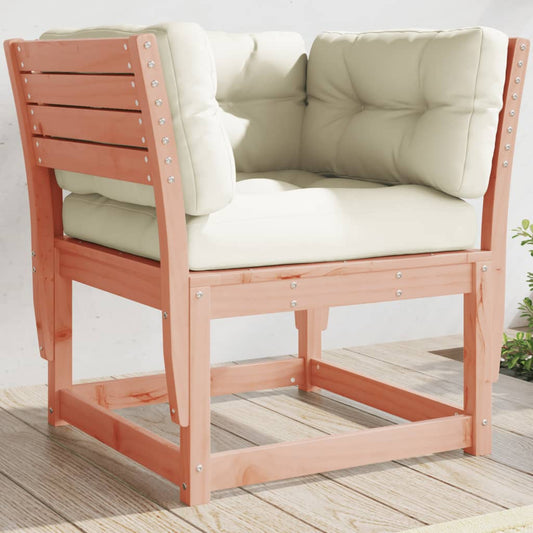 vidaXL Garden Sofa | Cream white, Natural wood