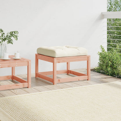 vidaXL Garden Footstool | Cream white | Solid douglas wood | Medium | Modular