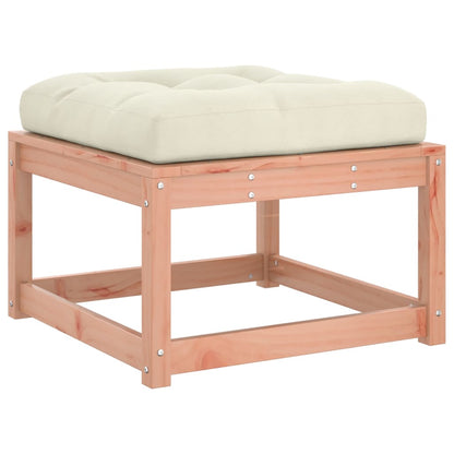 vidaXL Garden Footstool | Cream white | Solid douglas wood | Medium | Modular