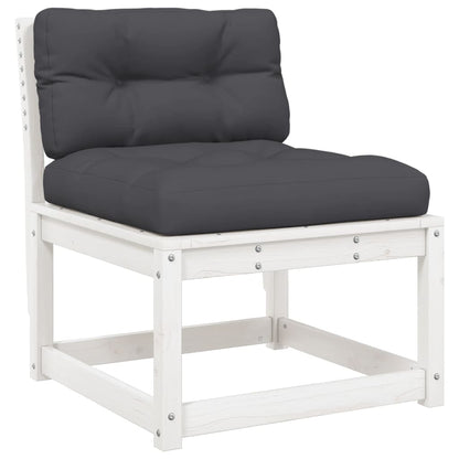 vidaXL Garden Sofa | Set of 2 | White and Anthracite